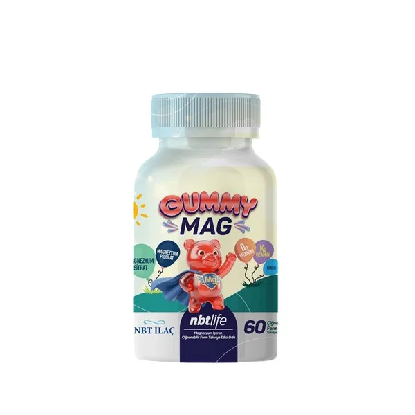 NBTLife Gummy MAG Kids Magnezyum 60 Gummies NBTLife Gummy MAG Kids Magnezyum 60 Gummies