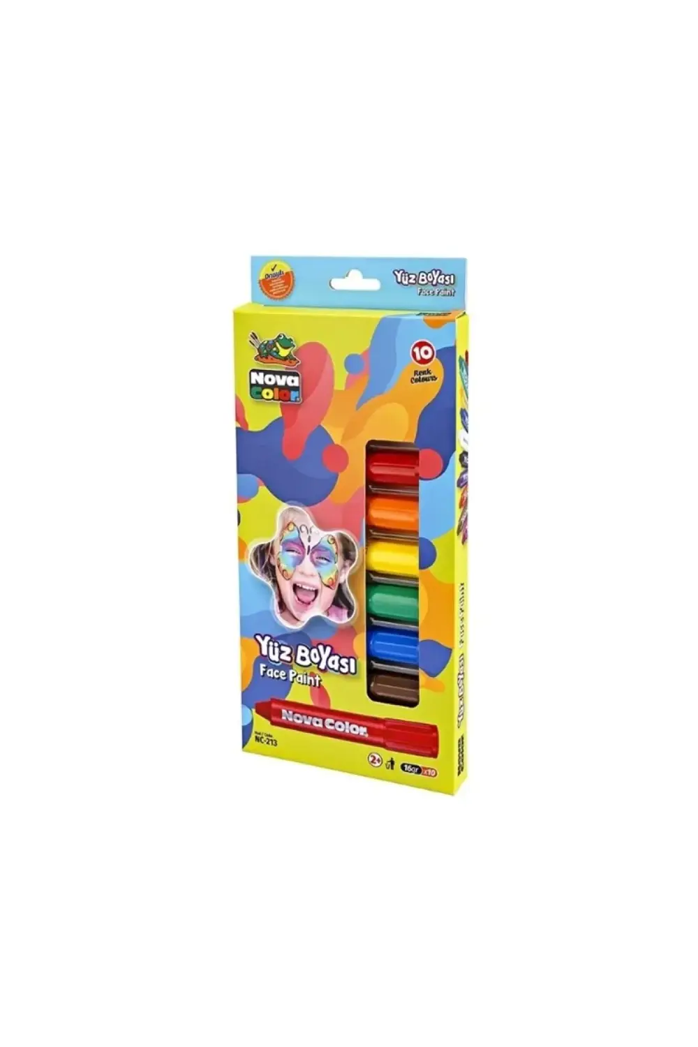NC-213 YÜZ BOYASI 10'LU SET