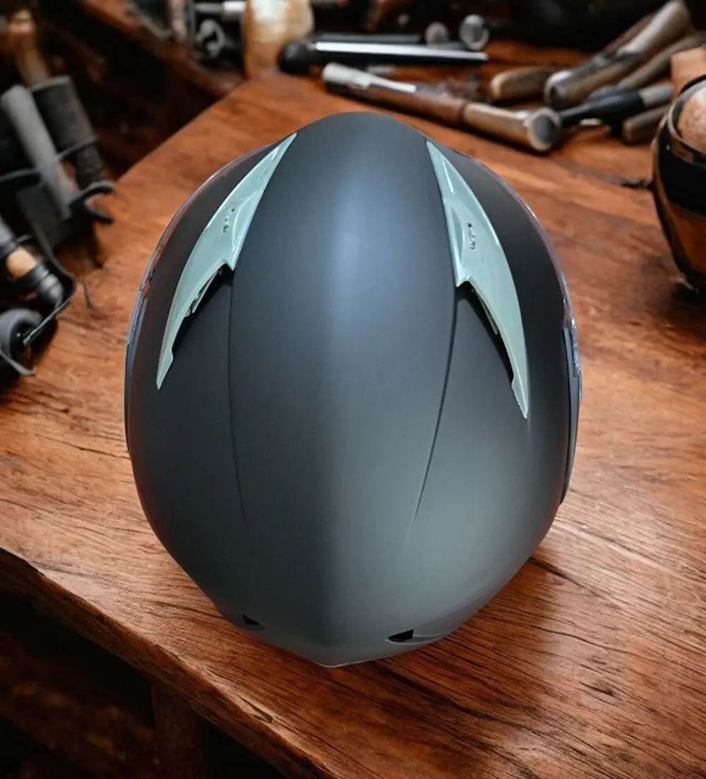 NCR-158 ÇENE AÇILIR GÖZLÜKLÜ E-CE BELGELİ KASK MAT SİYAH