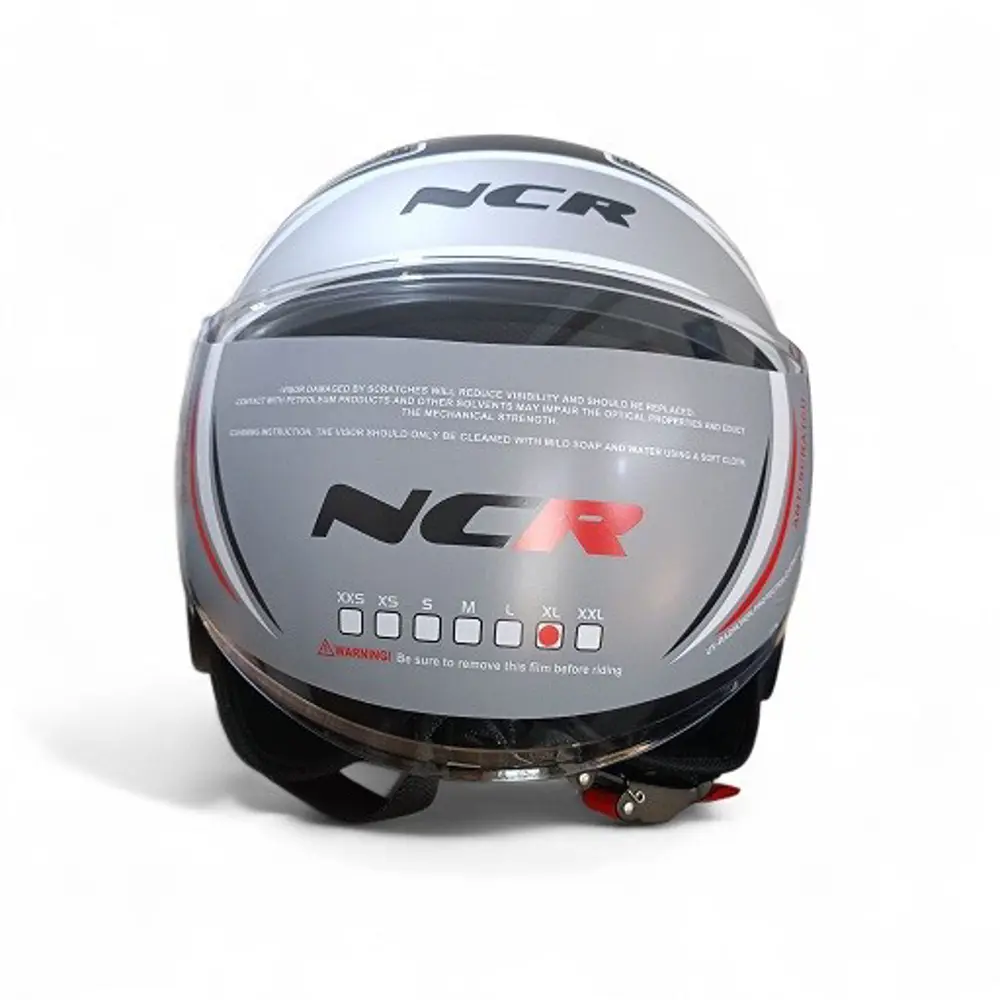 NCR KASK ÇENESİZ 230 ECE 22/06 BELGELİ SİYAH GRAFİK