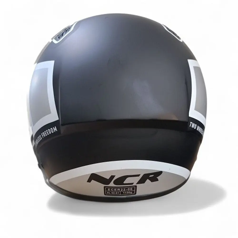 NCR KASK ÇENESİZ 230 ECE 22/06 BELGELİ SİYAH GRAFİK