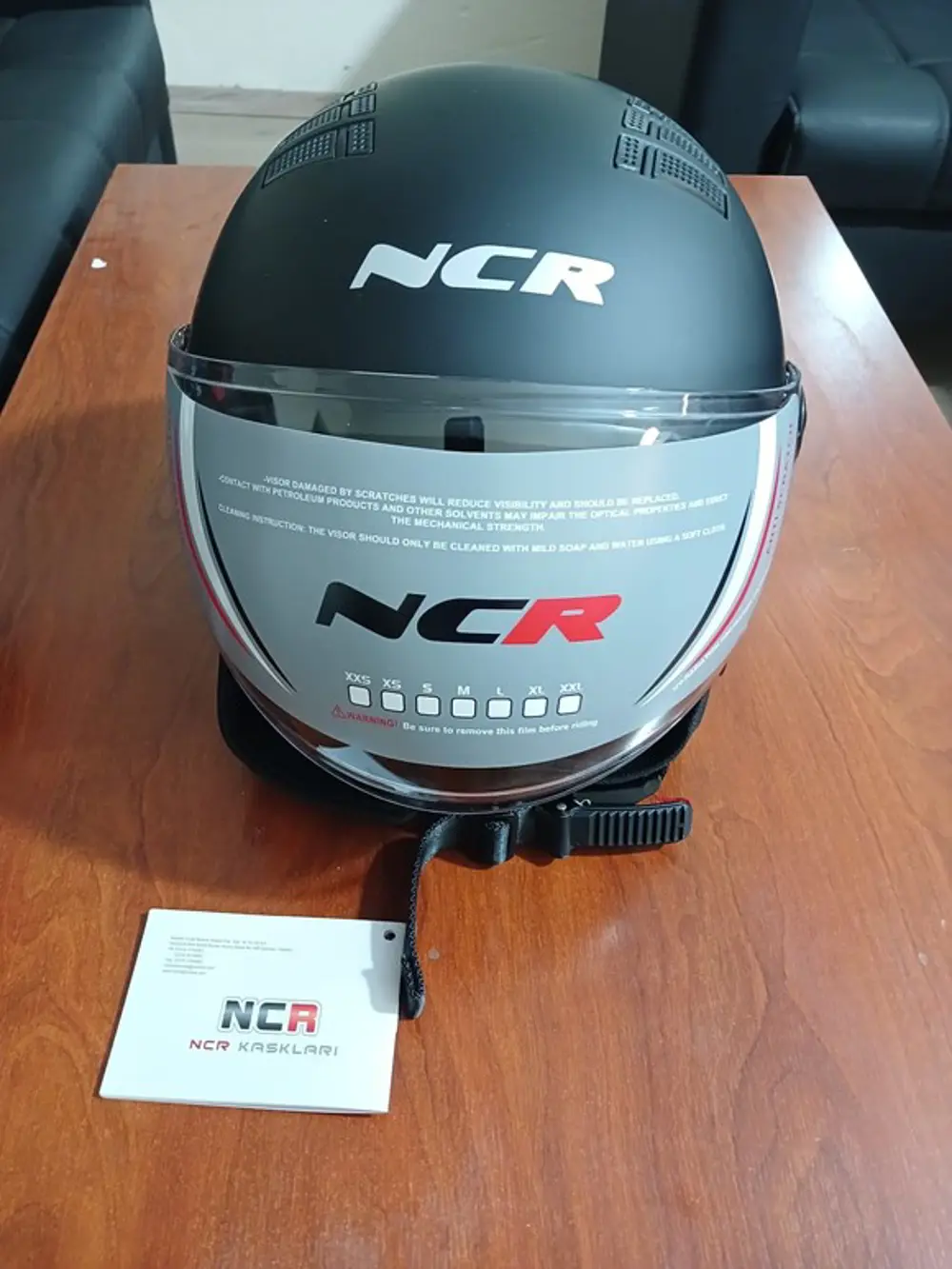 NCR KASK ÇENESİZ 230 ECE BELGELİ- MAT SİYAH