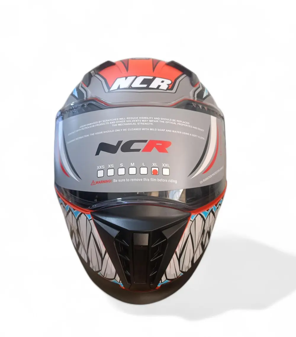 NCR KASK KAPALI VİSÖRLÜ M69 ECE22-06 BELGELİ TURUNCU