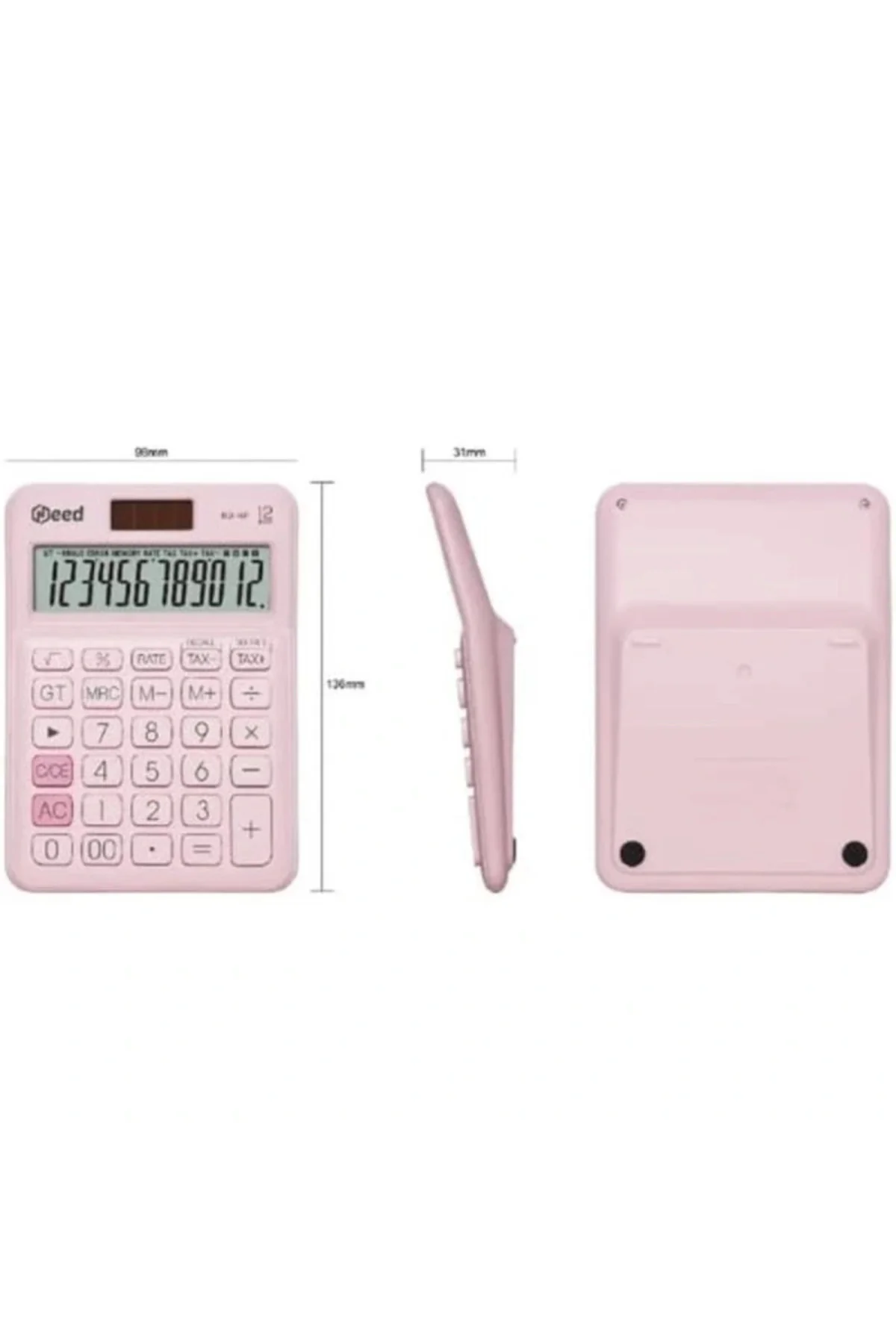 ND 10P Pastel Pembe Hesap Makinesi