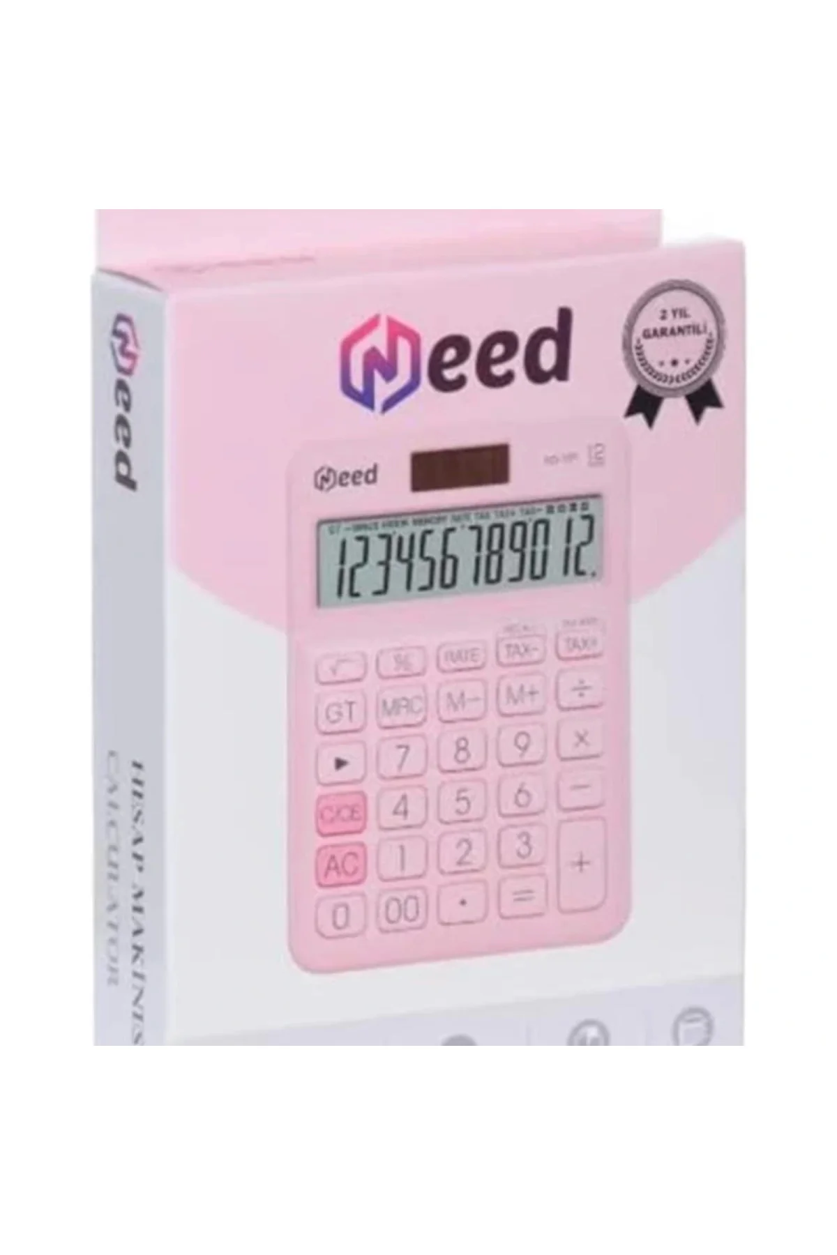 ND 10P Pastel Pembe Hesap Makinesi