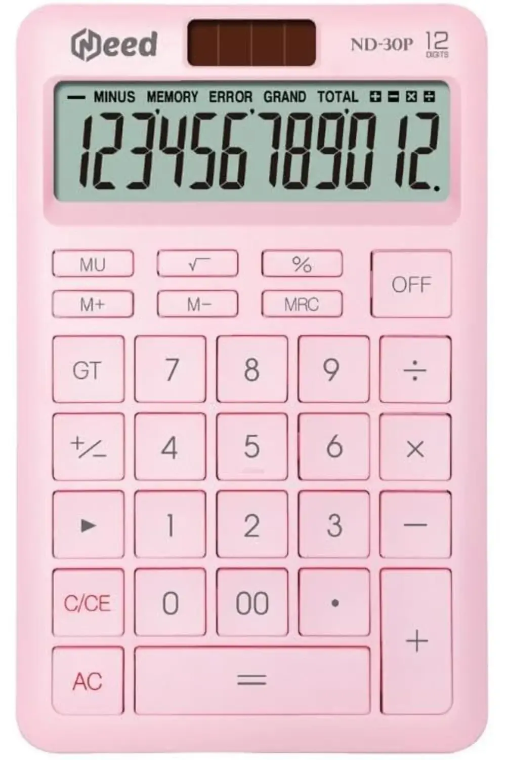 ND-30P Pastel Pembe Hesap Makinesi 1185222