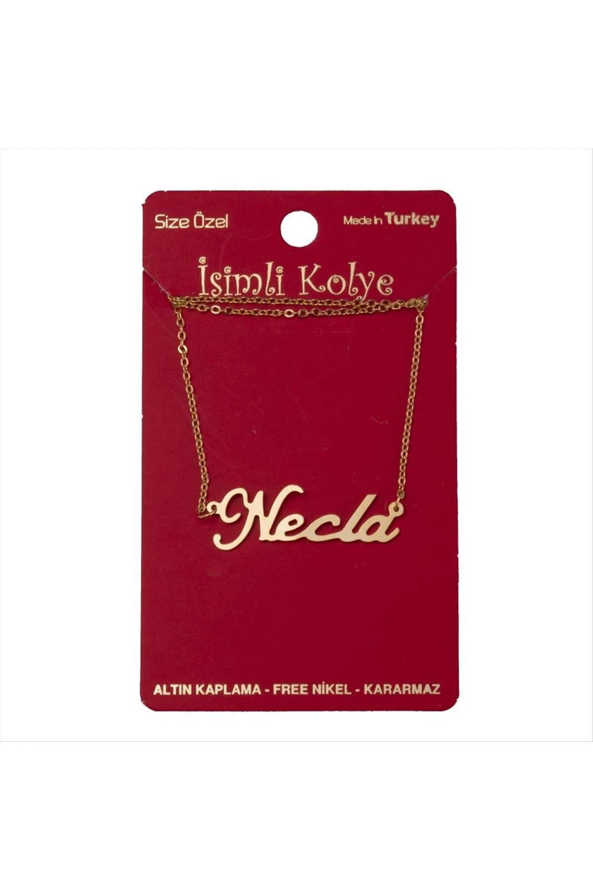 Necla isimli kolye (Kişiye Özel)