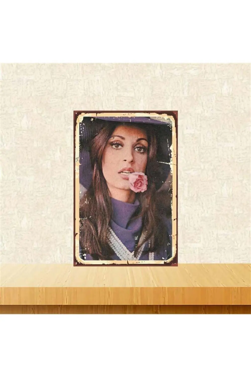 Necla Nazır Retro Ahşap Poster Tkfx3865 20x30 Cm