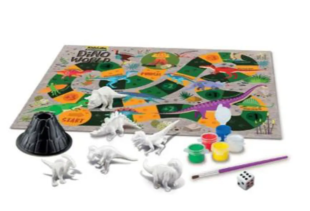 NECO 4M 03400 DINOZOR DUNYASI BOYAMA VE OYUN SET-6