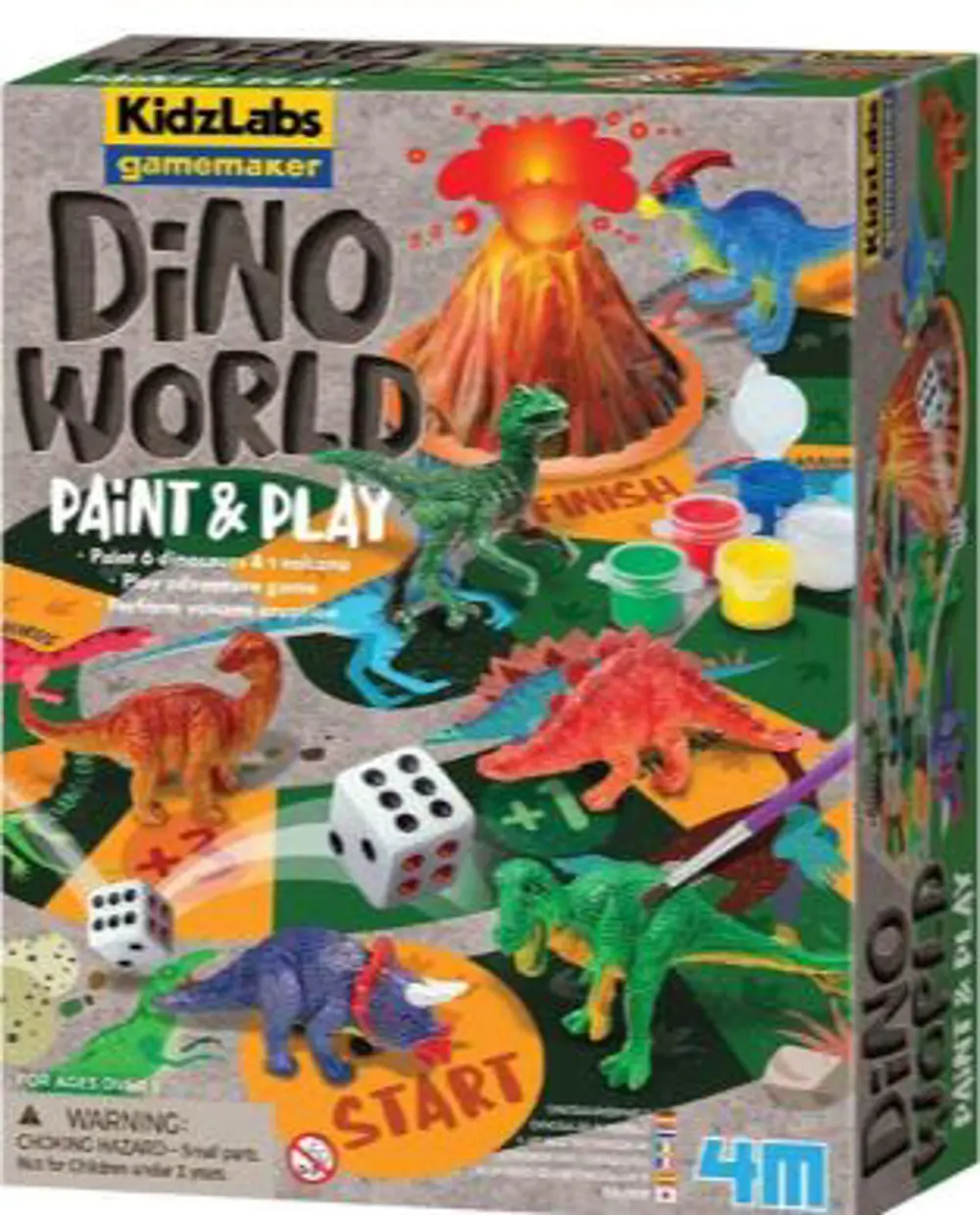 NECO 4M 03400 DINOZOR DUNYASI BOYAMA VE OYUN SET-6