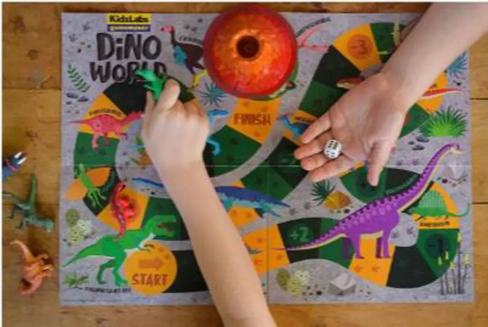 NECO 4M 03400 DINOZOR DUNYASI BOYAMA VE OYUN SET-6