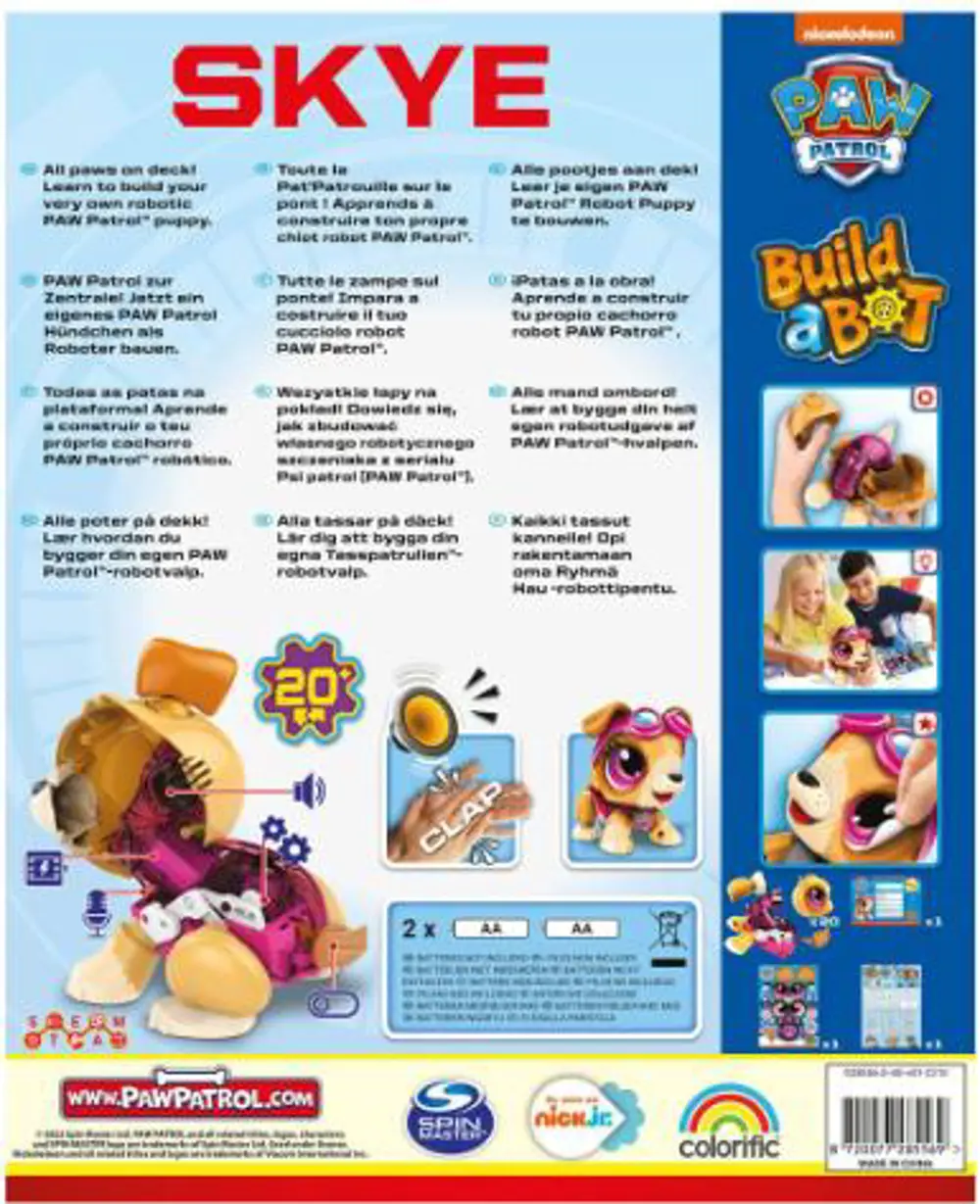 NECO BUILD A BOT 928556 PAW PATROL SKYE-6