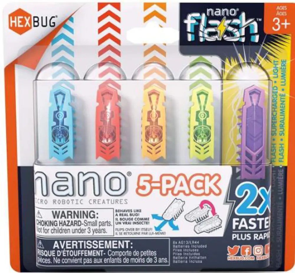 NECO HEXBUG 433-6983 NANO-FLASH NANO BES'LI PKT.AST-6