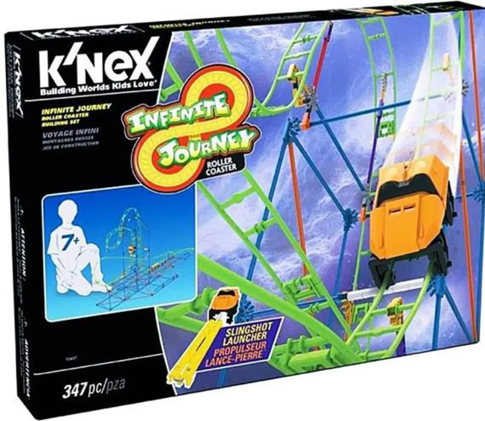 NECO K'NEX 15407 INFINITE JOURNEY ROLLER COASTER