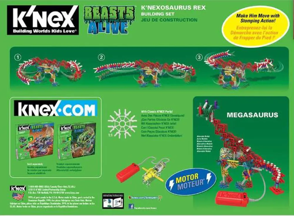 NECO K'NEX 15588 REX YAPIM SETI NECO K'NEX 15588 REX YAPIM SETI
