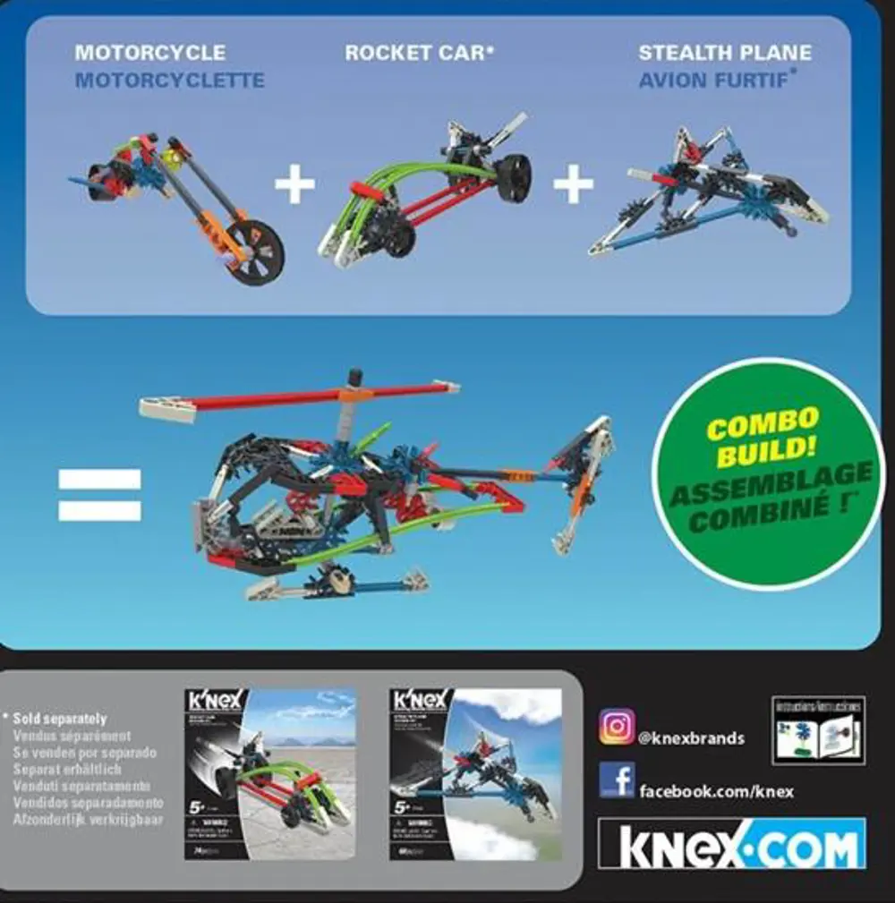 NECO K'NEX 17007 MOTORCYCLE