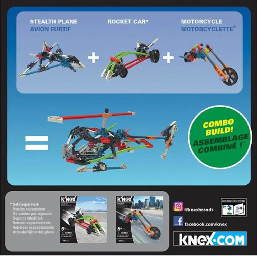 NECO K'NEX 17008 STEALTH PLANE