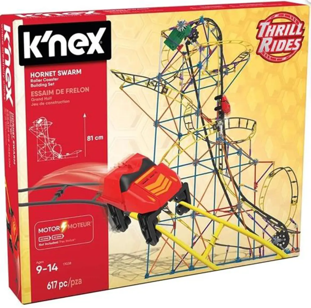 NECO K'NEX 17038 HORNET SWARM ROLLER COASTER SET