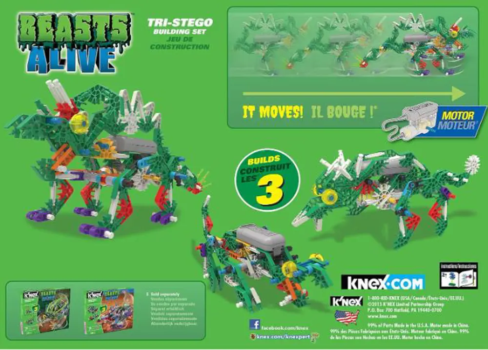 NECO K'NEX 34484 TRI-STEGO YAPIM SETI