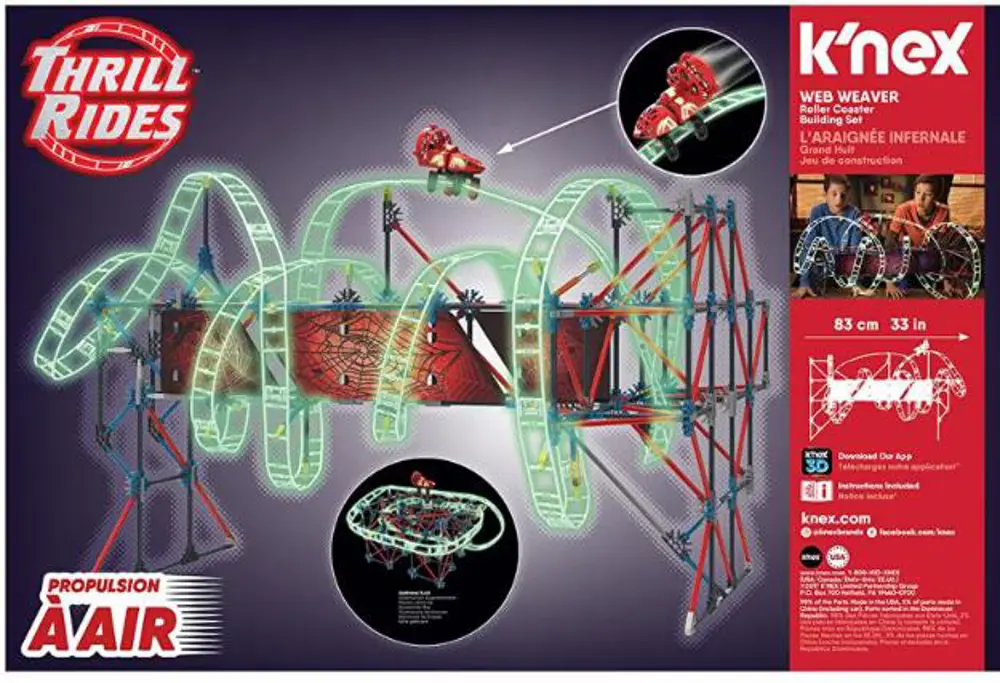 NECO K'NEX 45717 WEB WEAVER ROLLER COASTER MOTOR-2