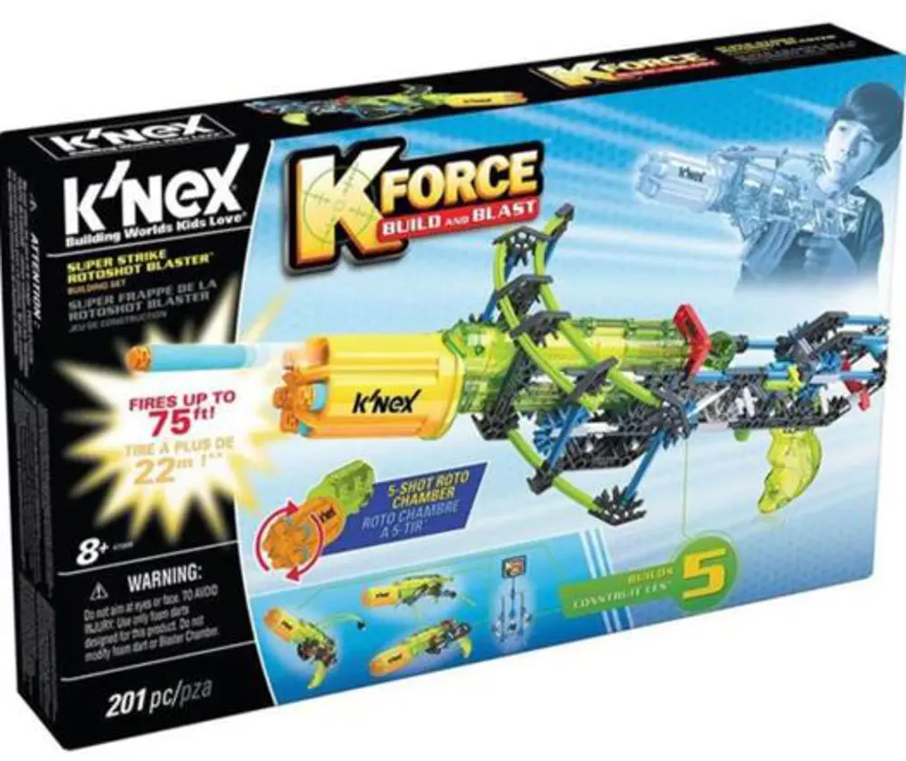 NECO K'NEX 47009 SUPER STRIKE ROTOSHOT BLS SET