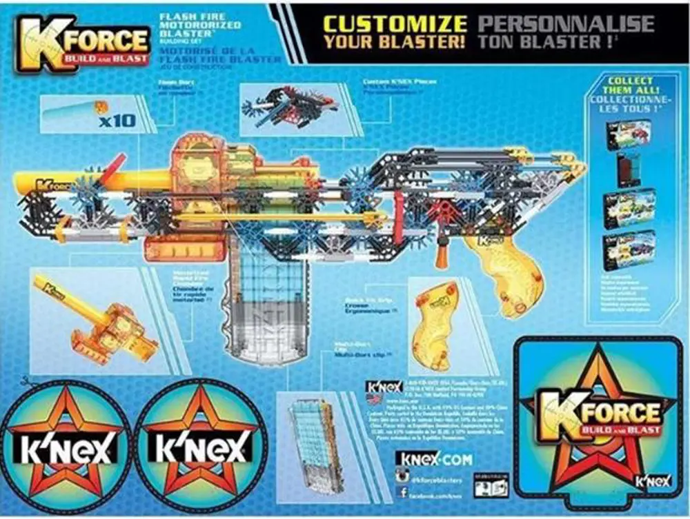 NECO K'NEX 47010 FLASH FIRE BLASTER SET