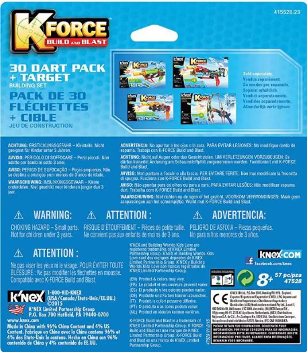 NECO K'NEX 47528 HEDEFLI 30 MERMI SET