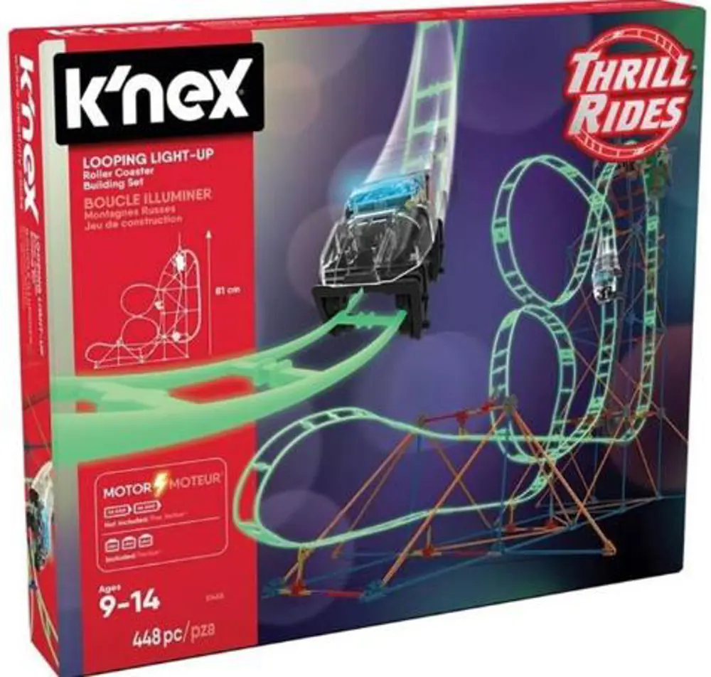 NECO K'NEX 51455 LOOPIN LIGHTIN COASTER