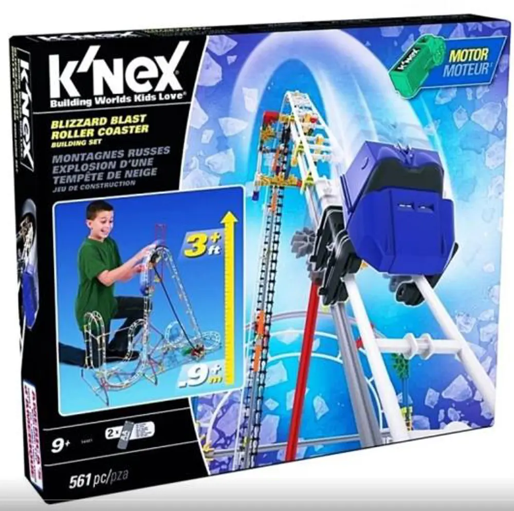 NECO K'NEX 54401 BLIZZARD BLAST ROLLER COASTER