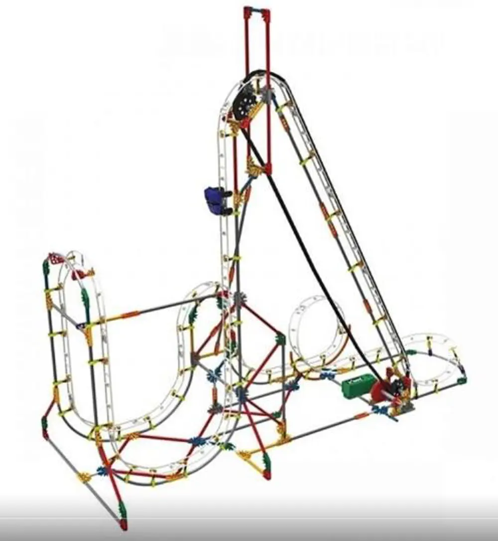 NECO K'NEX 54401 BLIZZARD BLAST ROLLER COASTER