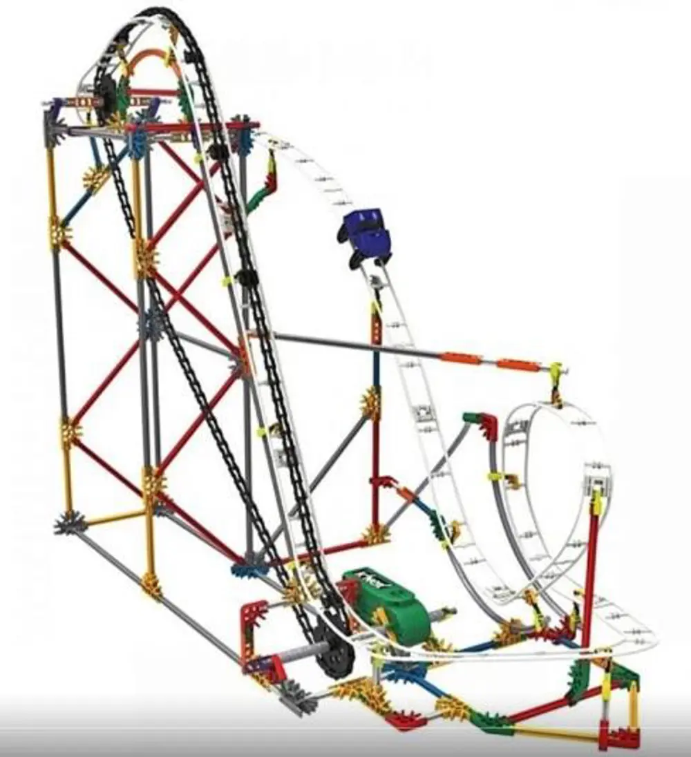 NECO K'NEX 54401 BLIZZARD BLAST ROLLER COASTER