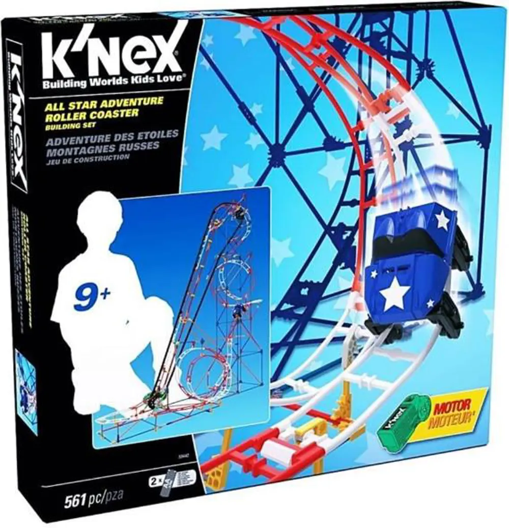 NECO K'NEX 59440 ALL STAR ADVENTURE ROLLER COASTER