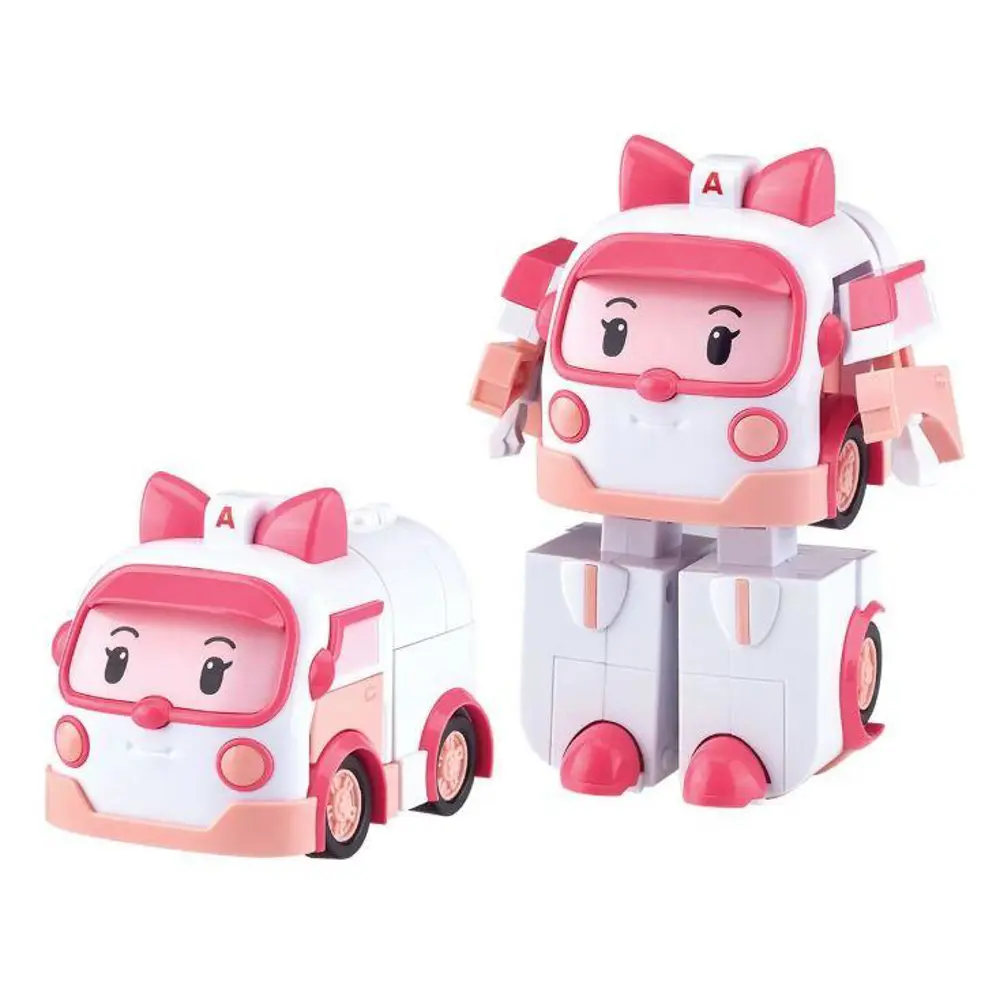 NECO POLI CAR MRT0651 TRANSFORMING ROBOT AMBER-24