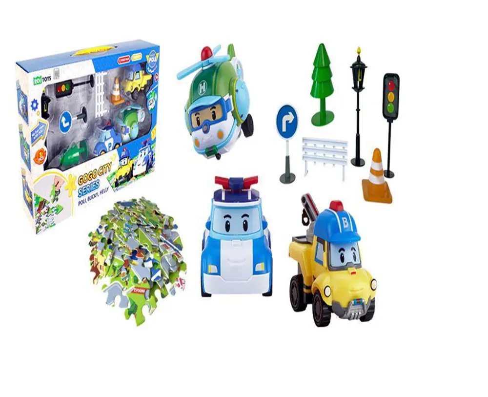 NECO POLI CAR ZR912 GOGO CITY SERISI-POLI,BUCKY,HELLY.SET-36