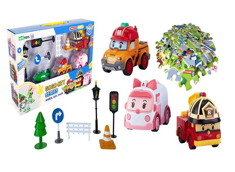 NECO POLI CAR ZR913 GOGO CITY SERISI-AMBER,ROY,MARK OY.SET-36