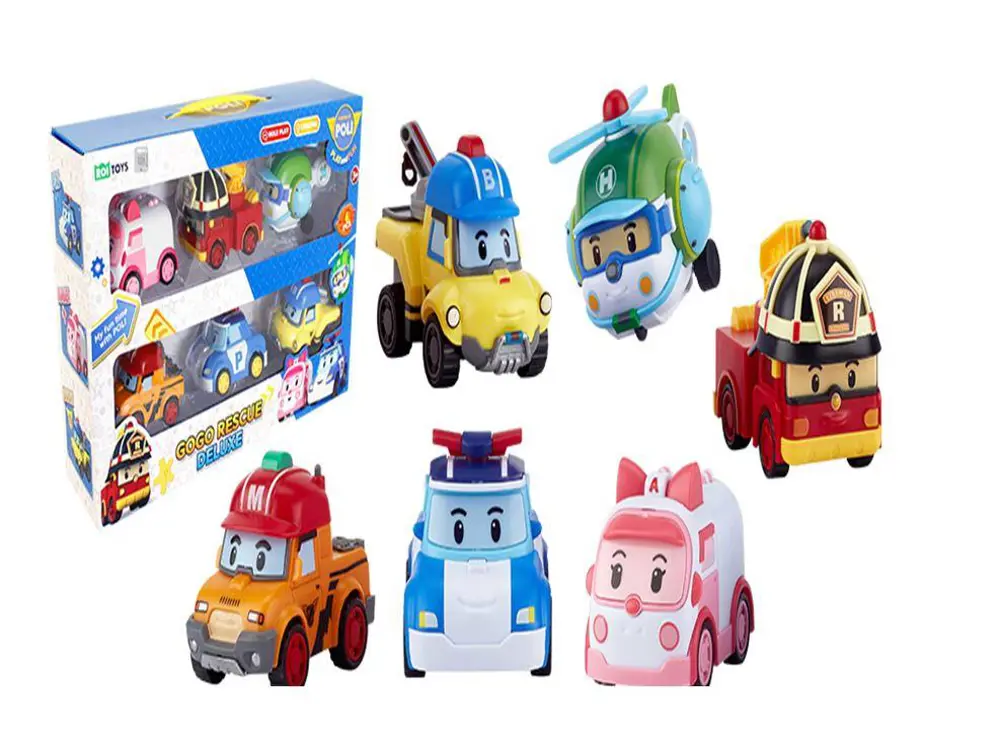 NECO POLI CAR ZR914 GOGO RESCUE DELUXE 6'LI SET-24