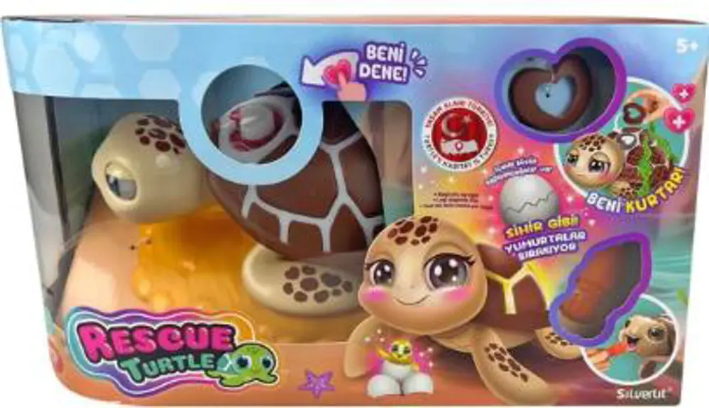 NECO SILVERLIT RESCUE 54385 DENIZ KAPLUMBAGASI KAHV-4