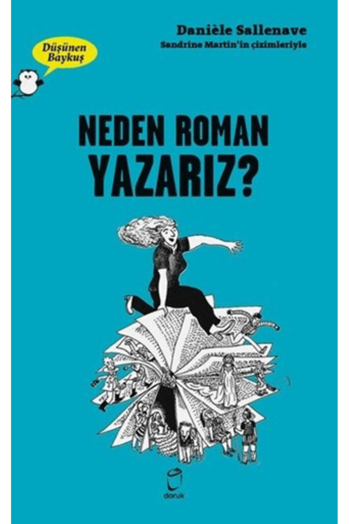 Neden Roman Yazarız? / Düşünen Baykuş kitabı / Daniele Sallenave 