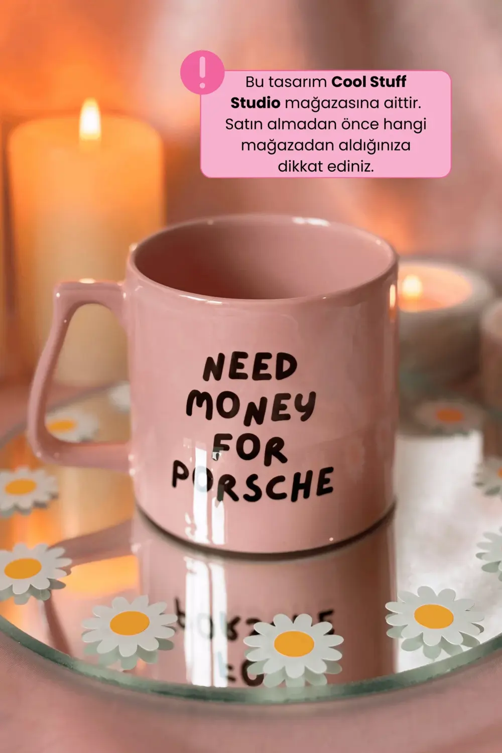 NEED MONEY FOR PORSCHE Pembe Kupa