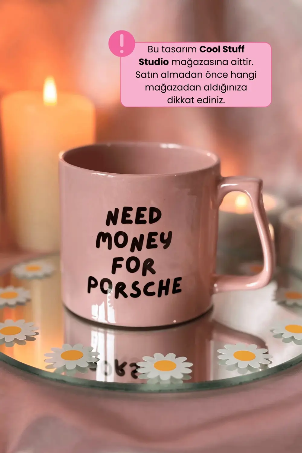 NEED MONEY FOR PORSCHE Pembe Kupa