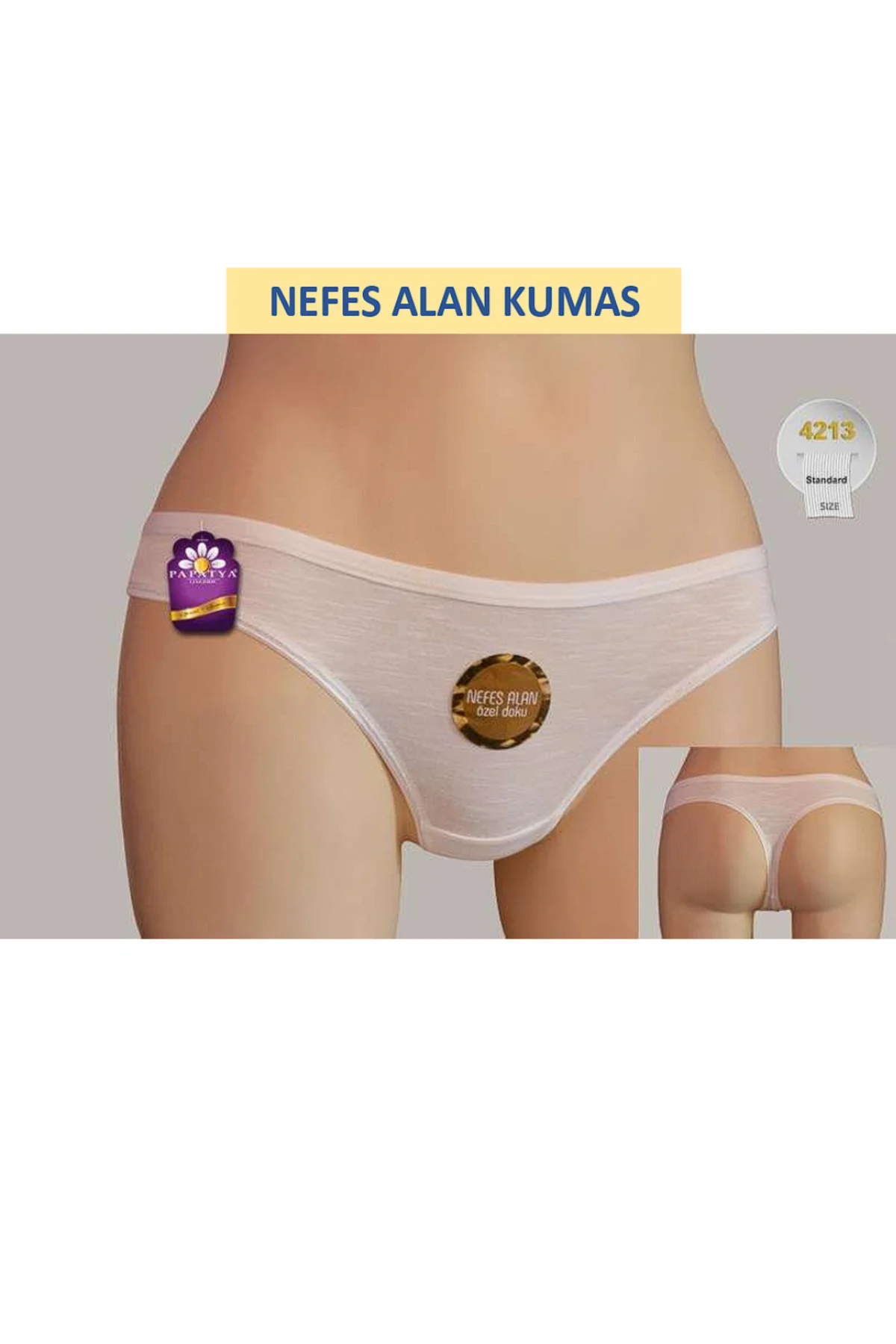 NEFES ALAN KUMAŞ TANGA KÜLOT (6 ADET) NEFES ALAN KUMAŞ TANGA KÜLOT (6 ADET)
