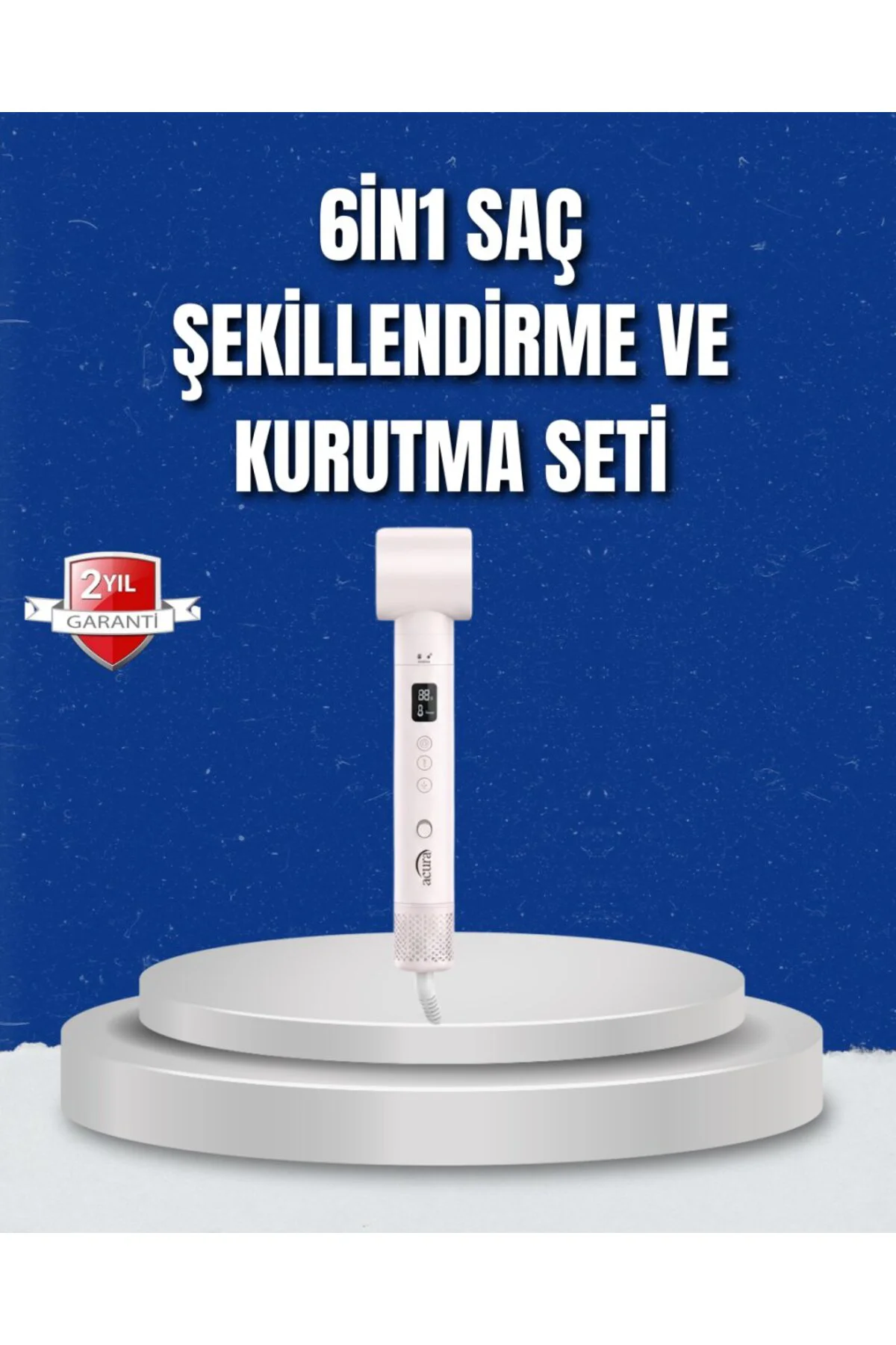 Negatif İyon Teknolojili 6-in-1 Profesyonel Saç Şekillendirici Negatif İyon Teknolojili 6-in-1 Profesyonel Saç Şekillendirici
