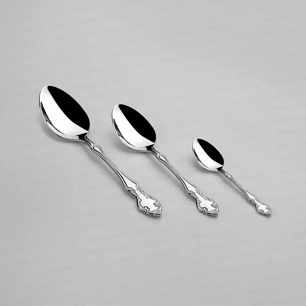 Nehir Adriana Sade 89 Parça 12 Kişilik Çatal Kaşık Bıçak Takımı