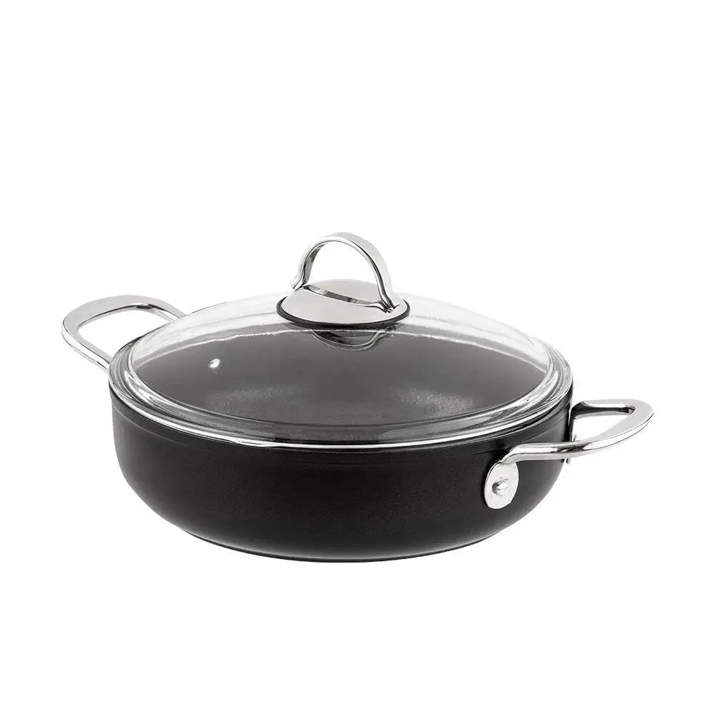 Nehir Galaxy Titanium Yumurta Omlet Sahan 22 Cm Cam Kapaklı