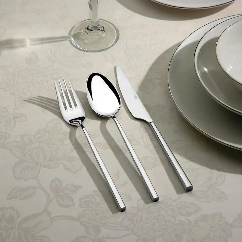 Nehir Gloria Sade 12 Kişilik 84 Parça Kutulu Çatal Kaşık Bıçak Ta