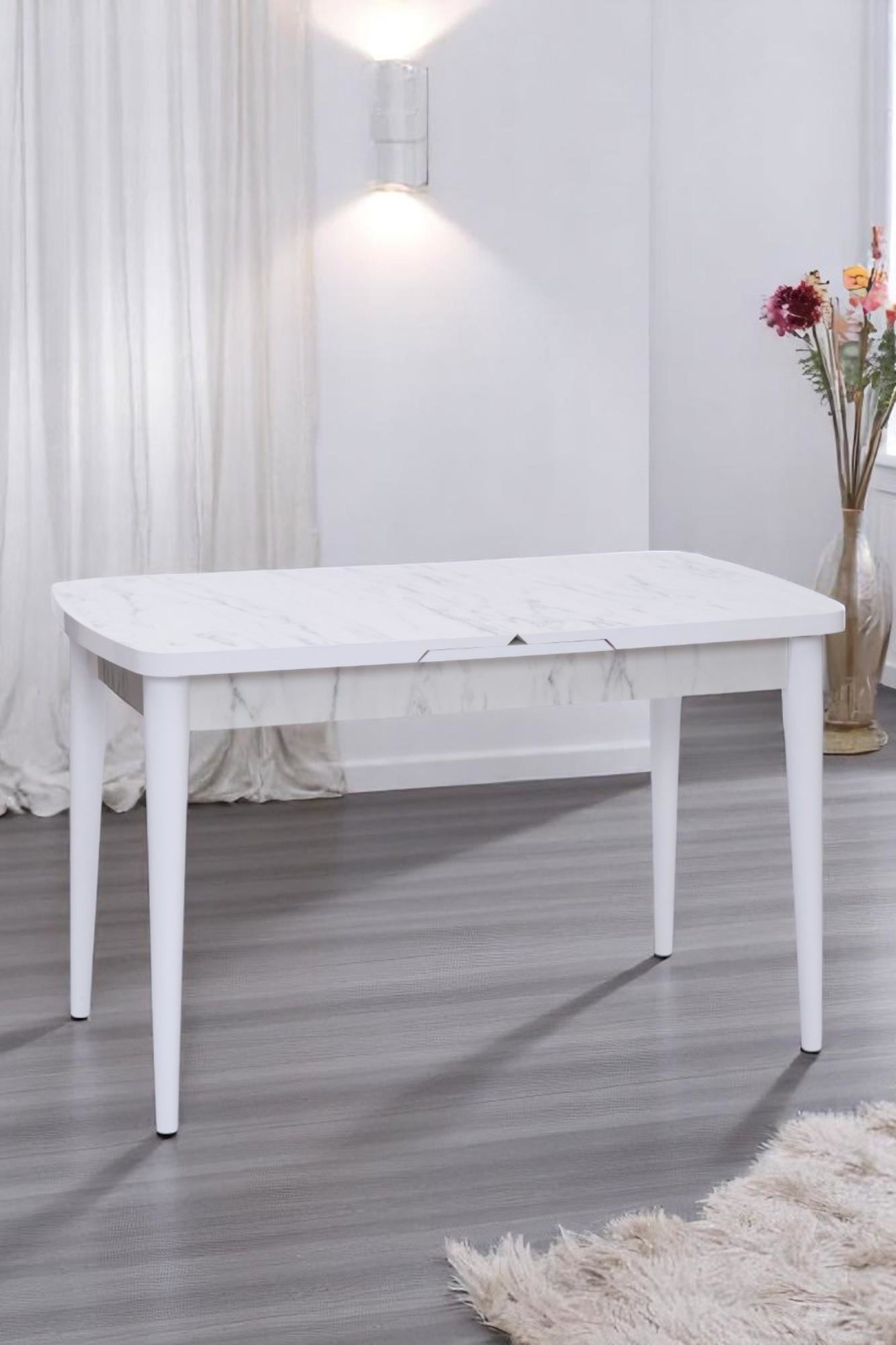 Nehir MDF Lak Panel Mutfak Masası 75x130cm