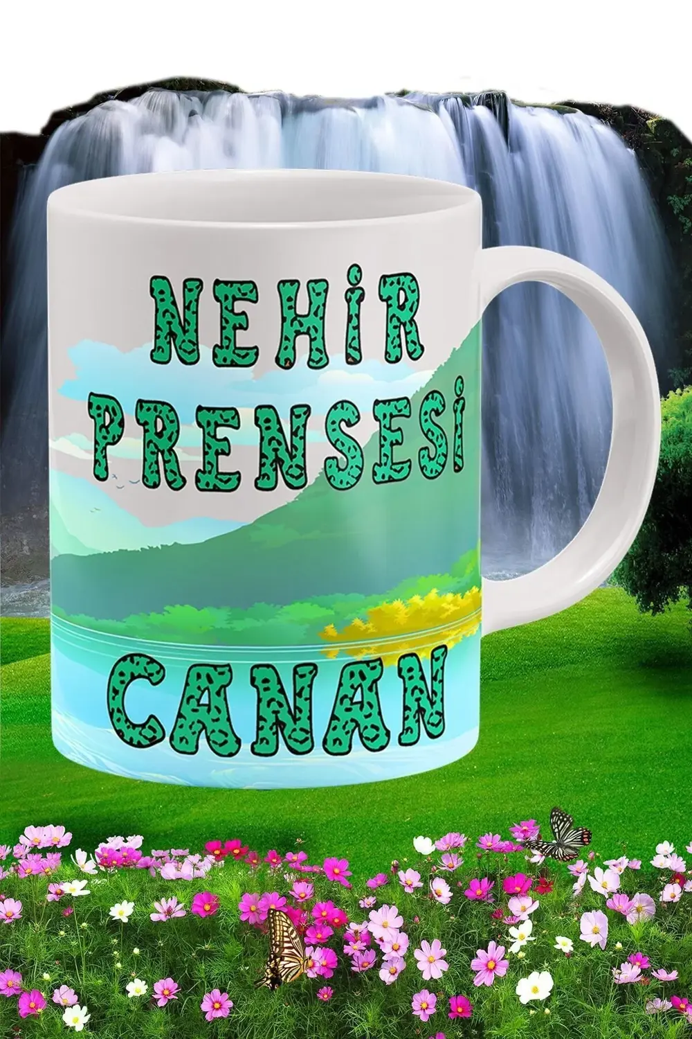 Nehir Prensesi, Kişiye Özel İsimli, Porselen Kupa