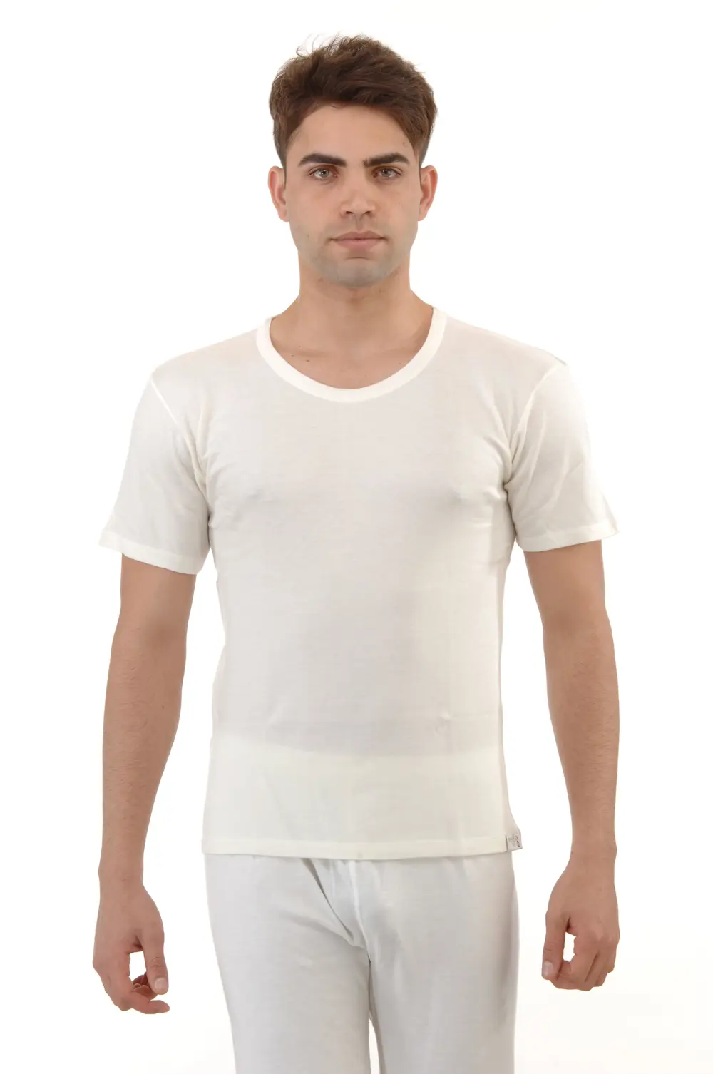 NEHİRİN ERKEK YÜN YARIM KOLLU ERKEK FANİLA