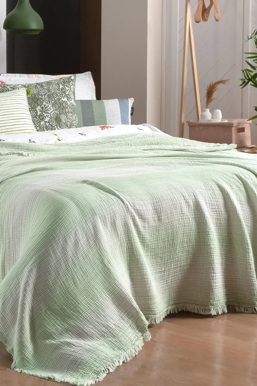 Sarev Nelson Çift Kişilik %100 Pamuk Yatak Örtüsü Sarev Nelson Çift Kişilik %100 Pamuk Yatak Örtüsü