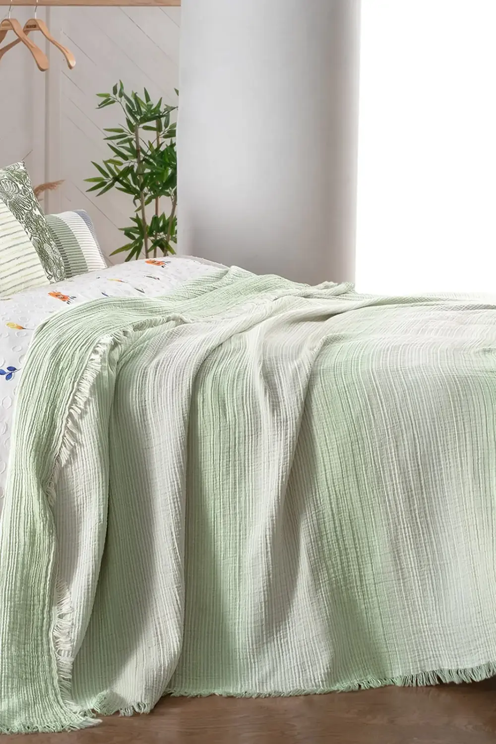 Sarev Nelson Çift Kişilik %100 Pamuk Yatak Örtüsü Sarev Nelson Çift Kişilik %100 Pamuk Yatak Örtüsü